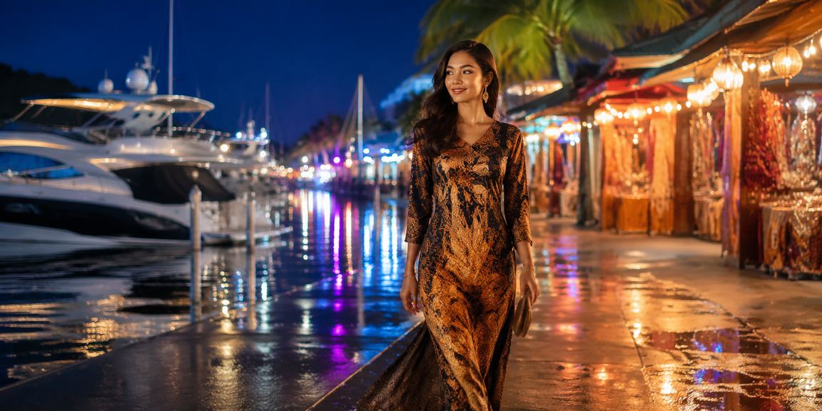 Pengalaman pertaruhan kasino dengan motif batik Langkawi Malaysia yang anggun